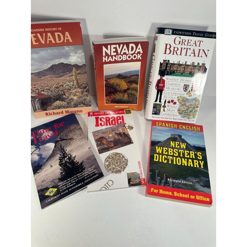 Lot of 6 Travel Books